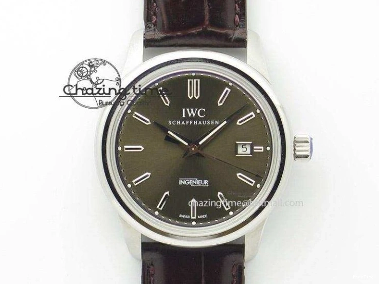 MIROTIME 1221 Popular Big Pilot Real PR IW502706 RG YLF 1:1 Best Edition Brown Dial On Calfskin Strap A 7223